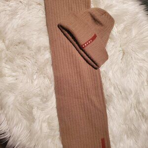 Prada Scarf and Hat Set